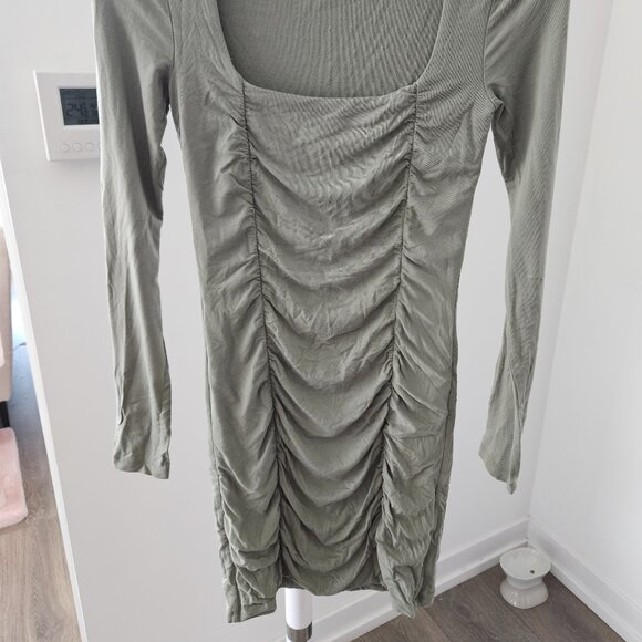 Wilfred Ruched Bodycon Mini Dress - Picture 2 of 3